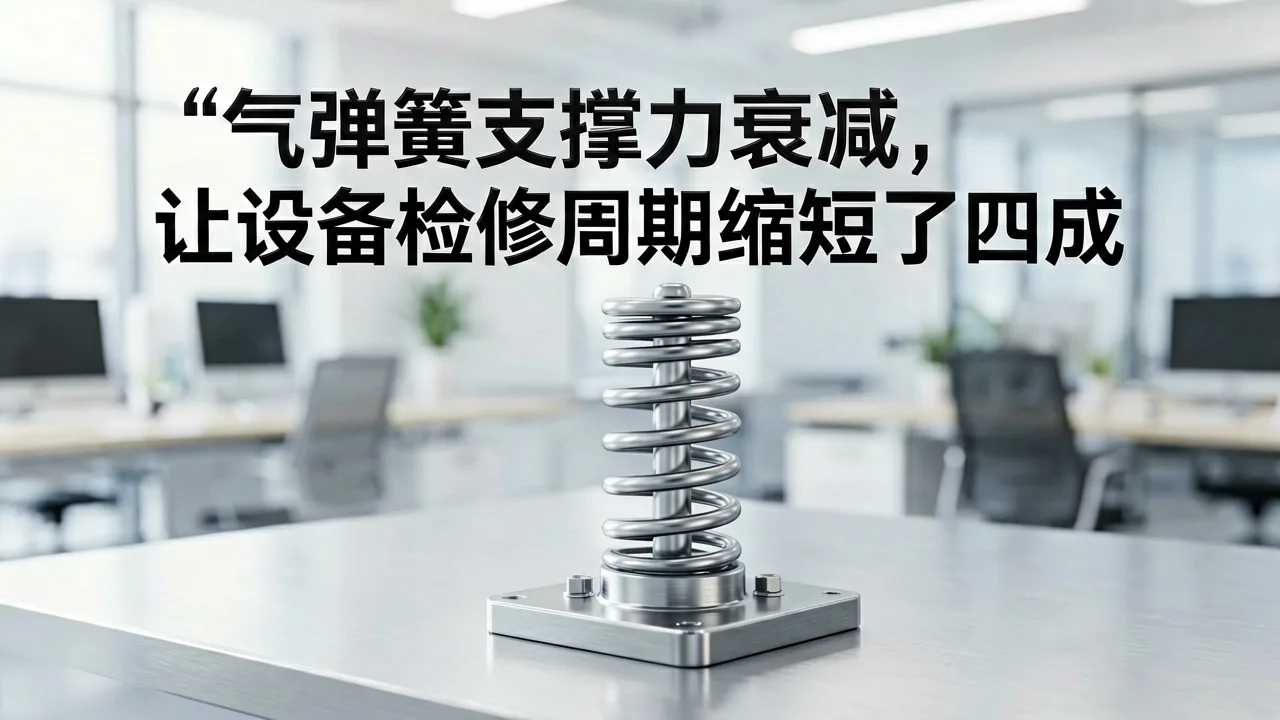 气弹簧支撑力衰减,让设备检修周期缩短了四成