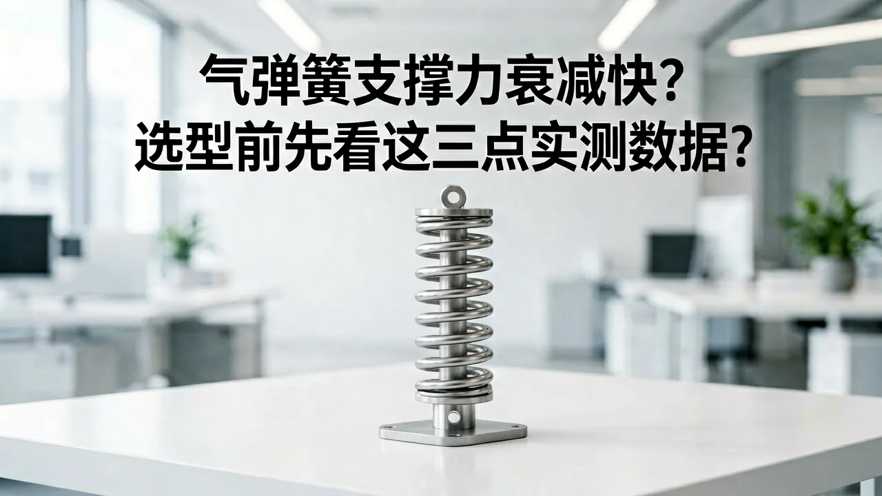 气弹簧支撑力衰减快？选型前先看这三点实测数据